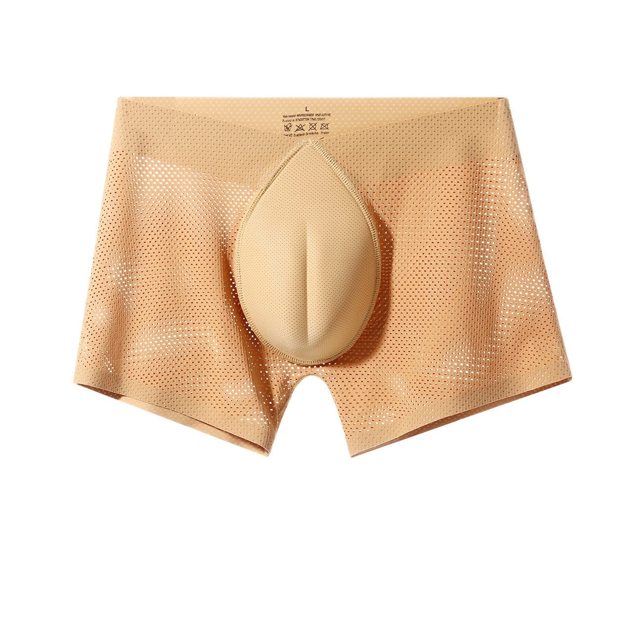 Breathable Sissy Camel Toe Underwear - Beige - XXL - image 6