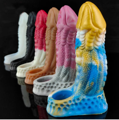 Monster Dildo Silicone Penis Sleeve - image 7