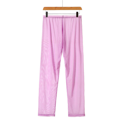 Mens Sexy Lounge Pants - Light Purple - XL - image 4