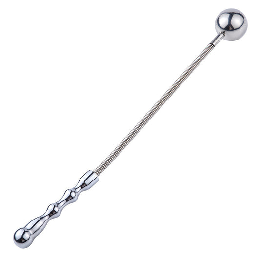 14.57inch Beads Urethral Dilator - Silver - image 0