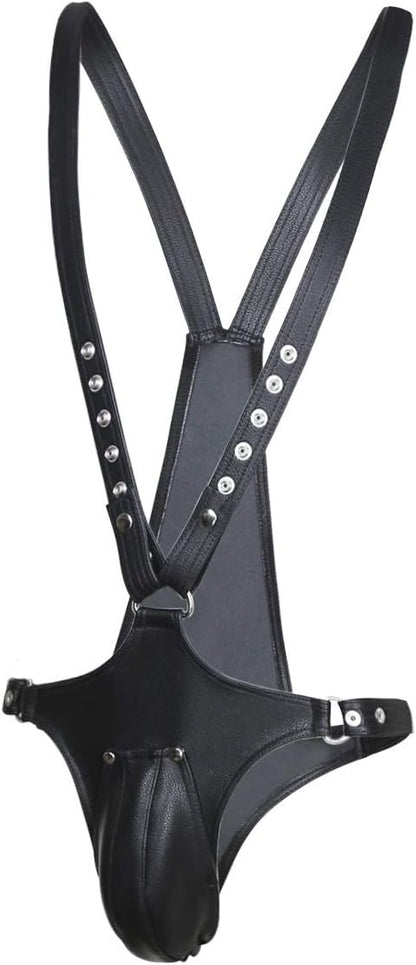 ObeyMe Faux Leather Bondage Harness - image 1