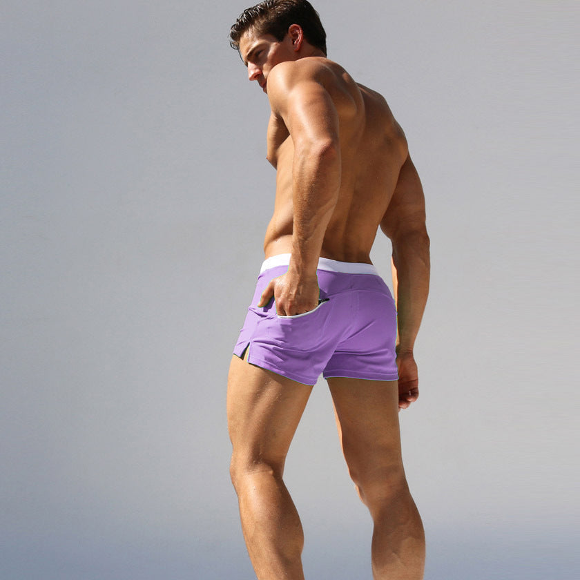Square Cut Swim Trunks Men Underwear - image 1