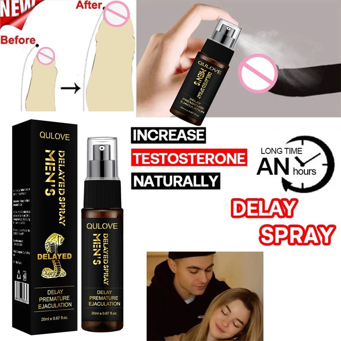 Sex Delay Spray for Men Anti Premature Ejaculation - image 4