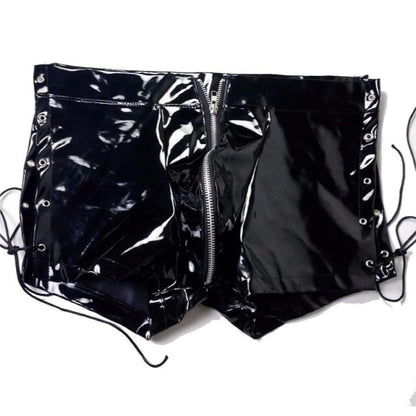 Wild Male Pvc Boxer Latex Shorts  - image 5