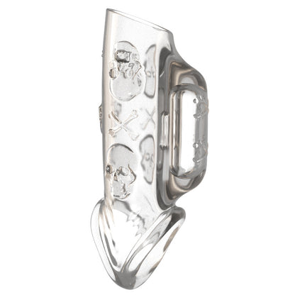 Double Pleasure Vibrating Penis Sleeve - Clear C - image 12