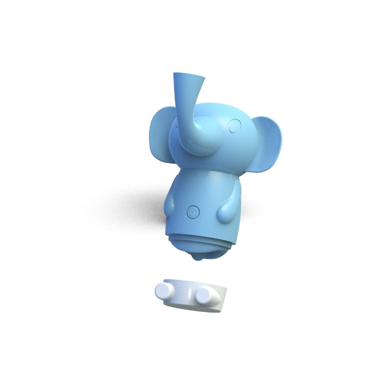 Mini Elephant Vibrator – Pocket Pleasure with Big Power - Sky Blue - image 15