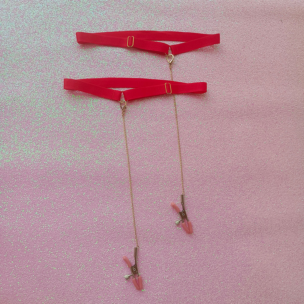 ScrewLock Precision Nipple Clamps - Red - image 2