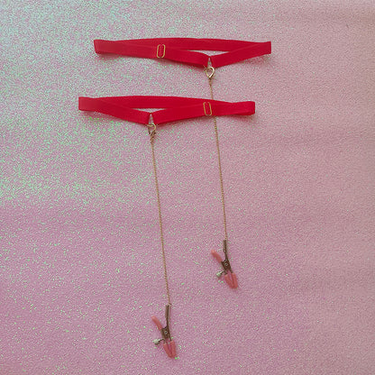 ScrewLock Precision Nipple Clamps - Red - image 2