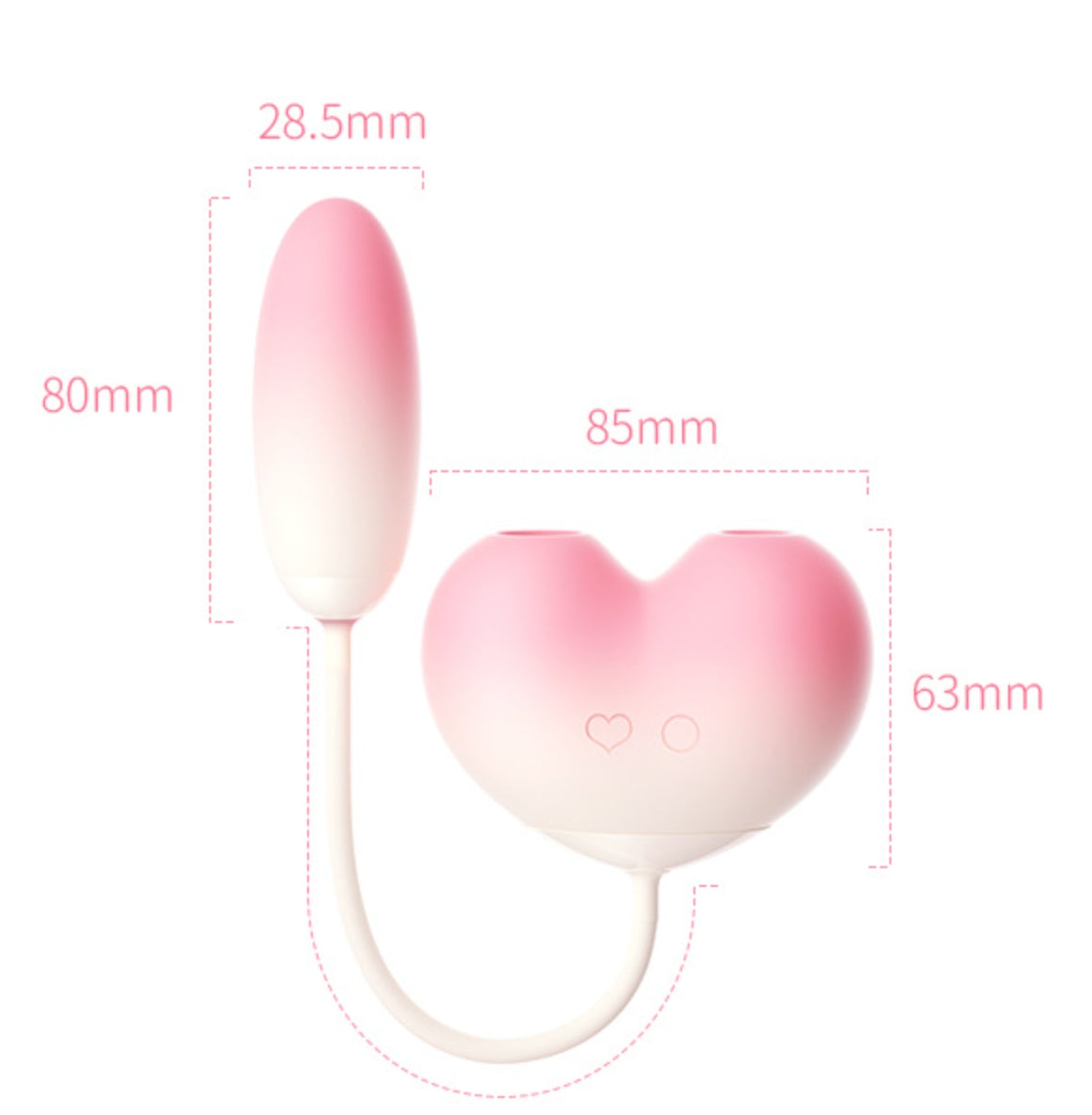 Peach Dolphin Sucking Licking Vibrator App Control Sex Massager  - image 3