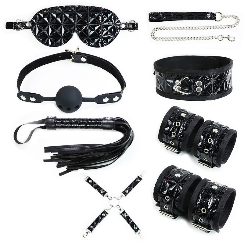 BDSM Sex Play Kit Bondage Set - Black - image 2