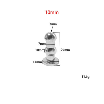Hollow Men's Sounding Rod Urethral Dilator - 10mm - image 3