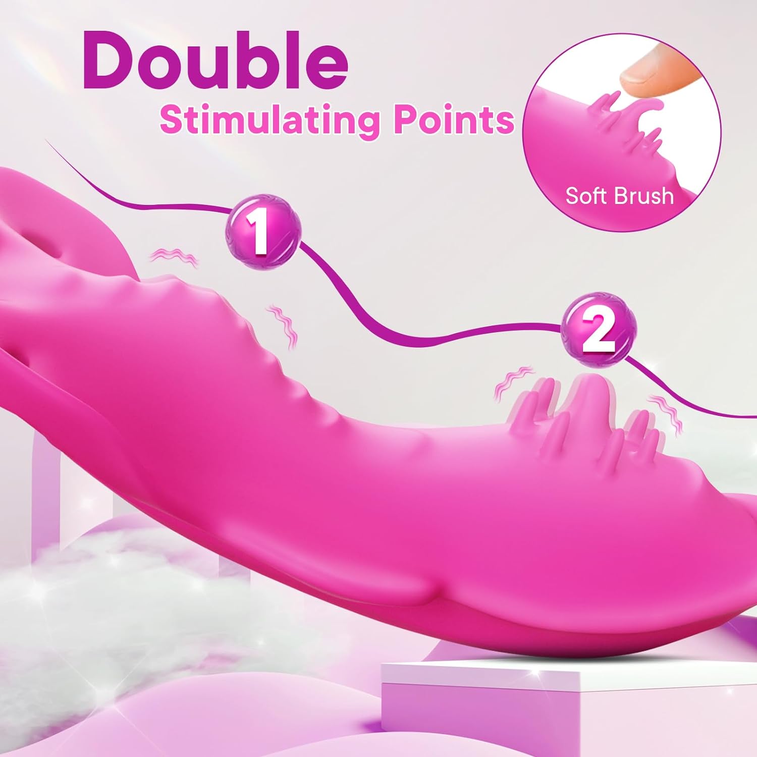 Thong Panty Wearable Vibrator Clitoris Stimulator - image 1