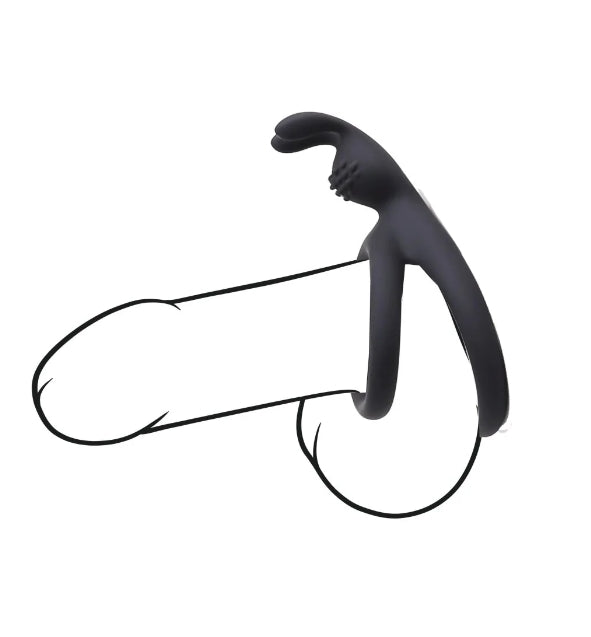 Tickling Bunny Cock Ring - image 1