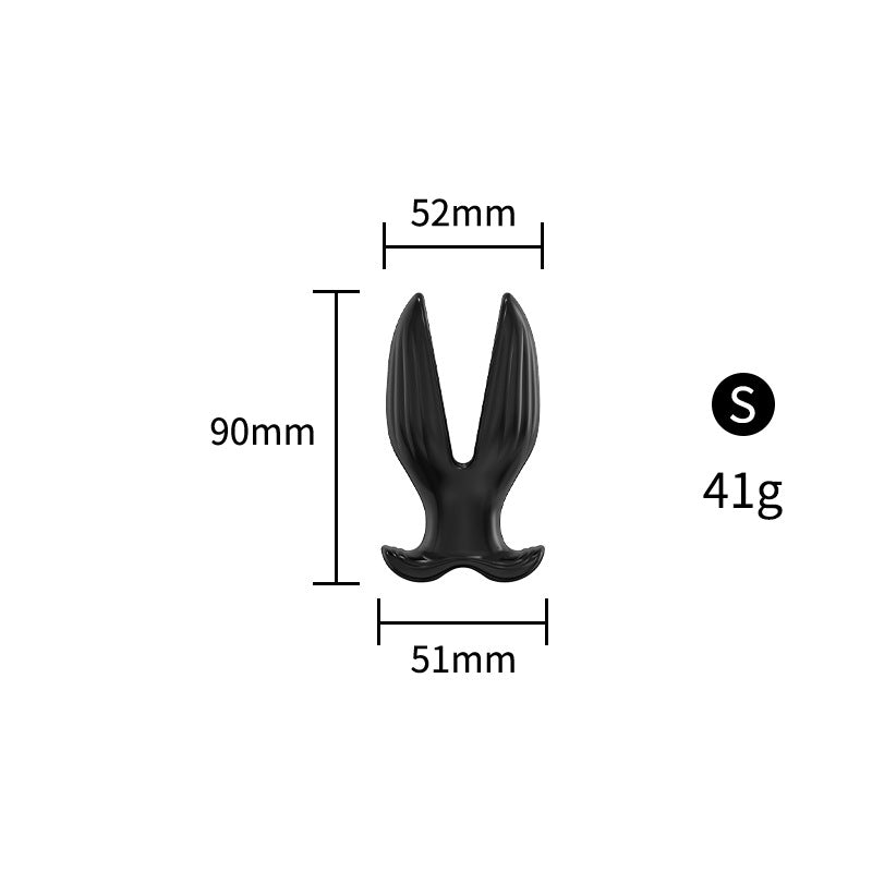 Expanding Tunnel Plug - Black - S - image 0