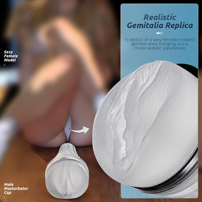 Realistic Suction Masturbator - image 1