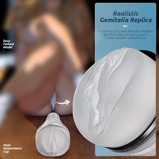 Realistic Suction Masturbator - image 1