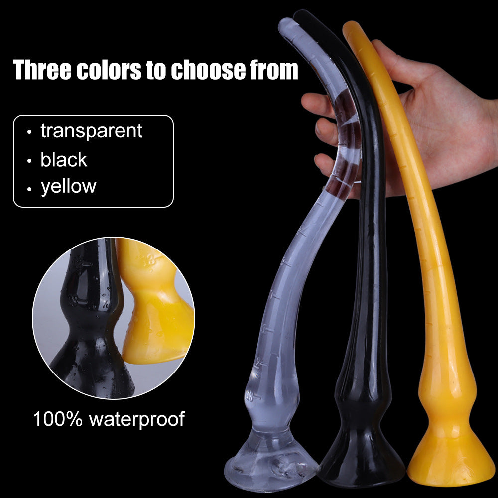 TPE Transparent Huge Butt Anal Plug - image 1