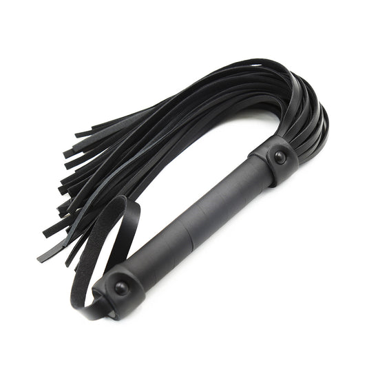 Leather Handle SM Flogger Riding Whip - image 1