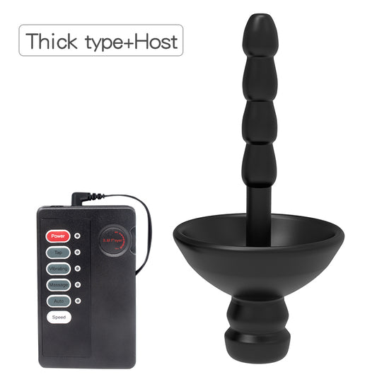 10 Modes Vibrating E-stim Urethral Sounds Rob - 8mm - image 0