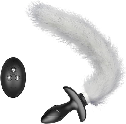 Butt Plug Fox Tail with Remote Control  - image 1