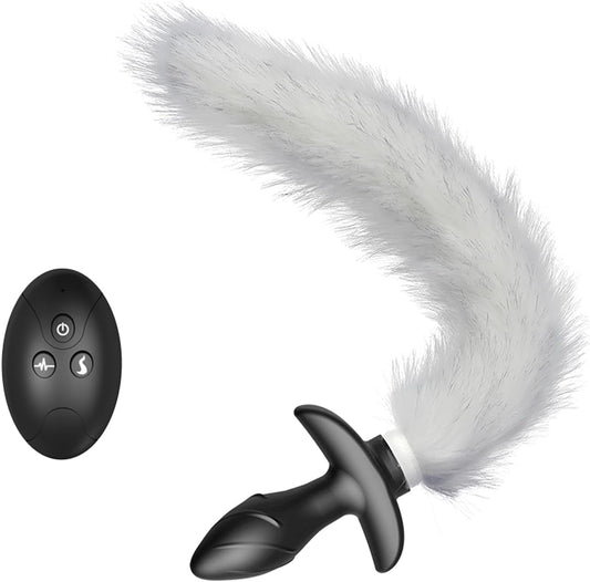 Butt Plug Fox Tail with Remote Control  - image 1