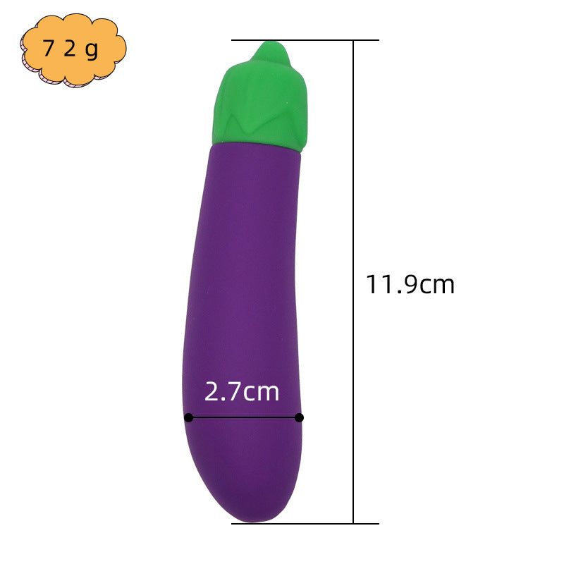 Vegetable Emoji Vibrator - Eggplant - image 2