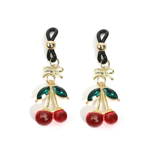 Cherry Nipple Rings (Non-Piercing) - Red - image 0