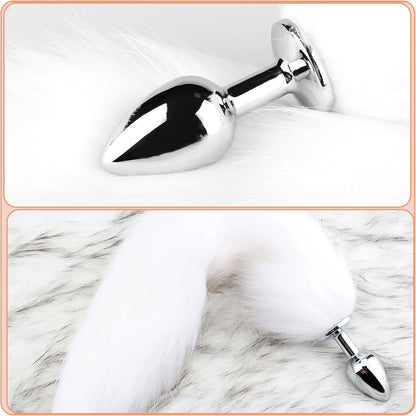 Luxe Fox Tail Stainless Steel Anal Plug - image 3