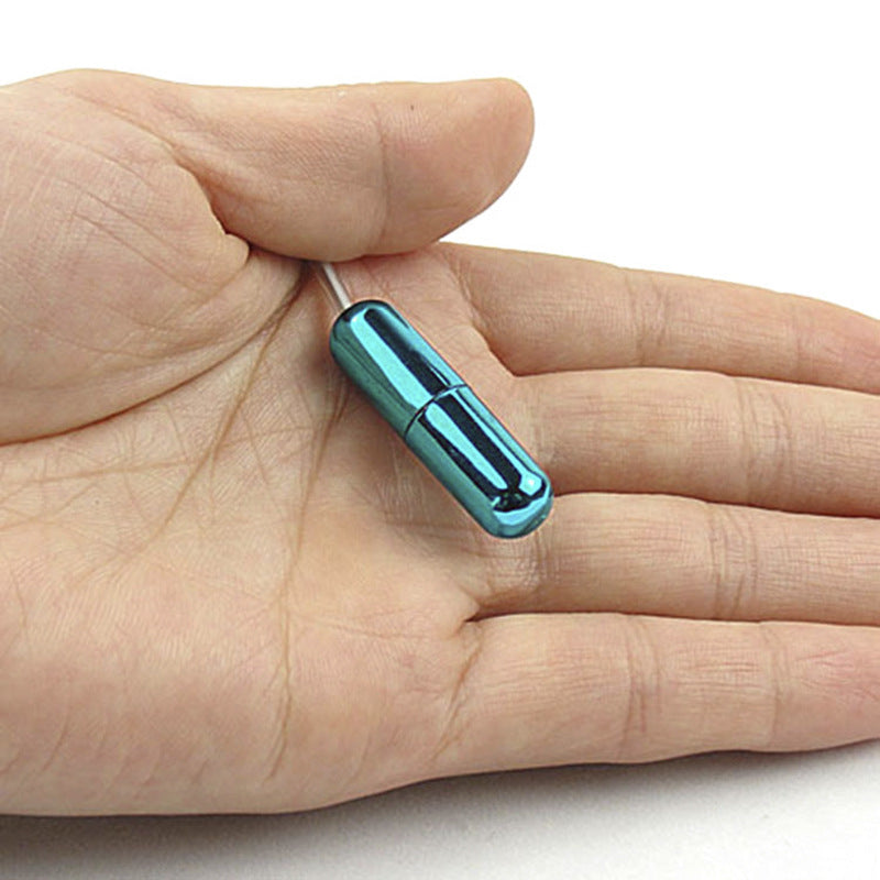 Waterproof Mini Ultra-small Jumpers Urethral Souding Vibrator - Blue - image 2
