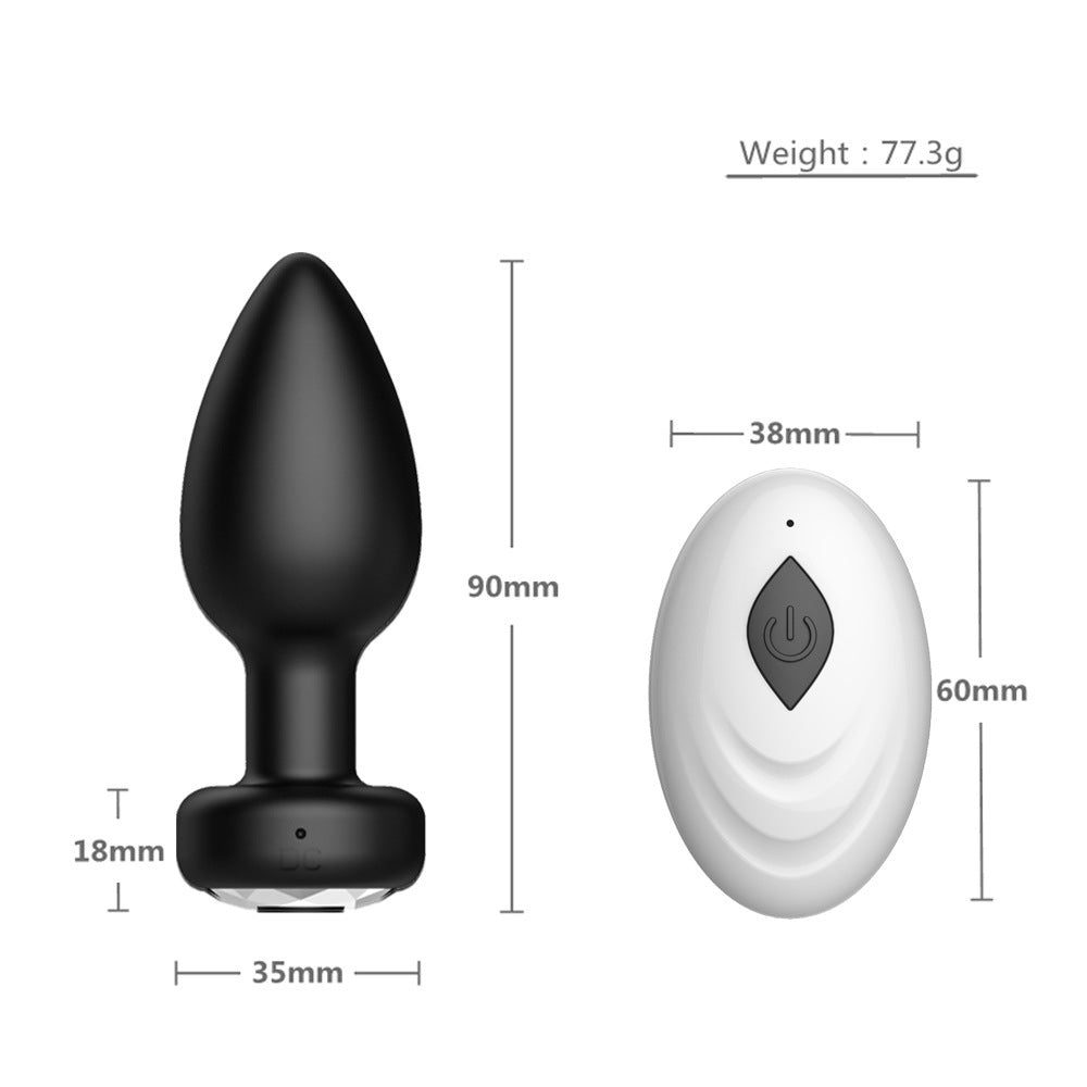 Anal Plug Vibrator Remote Control 10 Frequency Vibration - image 5