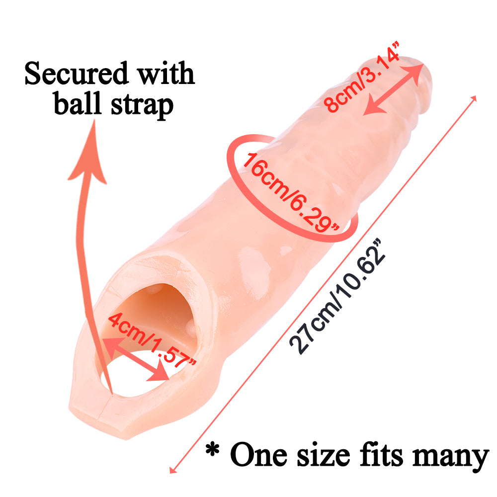 Mighty Penis Extender Sleeve with Ball Loop - image 4