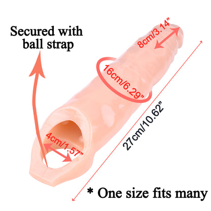 Mighty Penis Extender Sleeve with Ball Loop - image 4