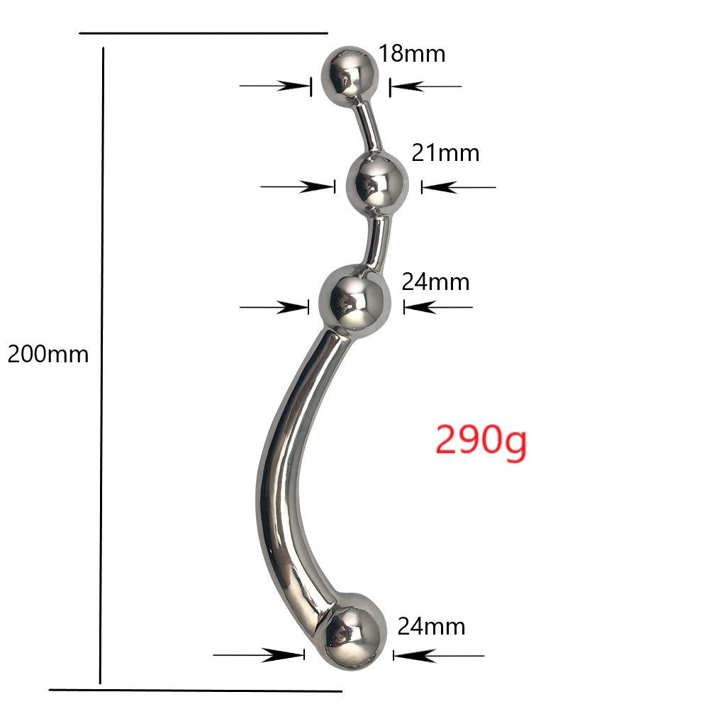 4 Anal Balls Stainless Steel Anal Metal Butt Plug - 290g - image 2