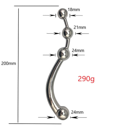 4 Anal Balls Stainless Steel Anal Metal Butt Plug - 290g - image 2