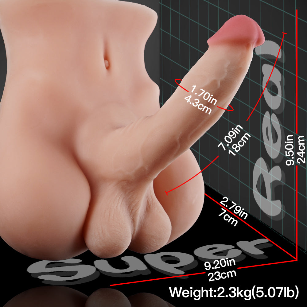 Lifelike Men's Torso for Women – Realistic Cock & Anal Experience - image 21