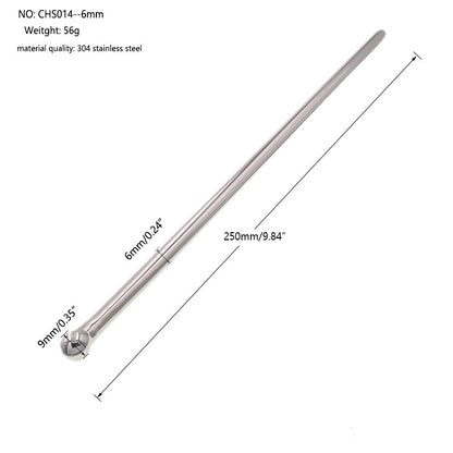 Stainless Steel Urethral Sounding Rod - 6mm - image 3