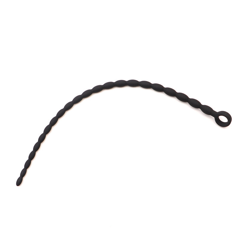 Extra Long Beaded Silicone Urethral Sounds - 40cm - image 3