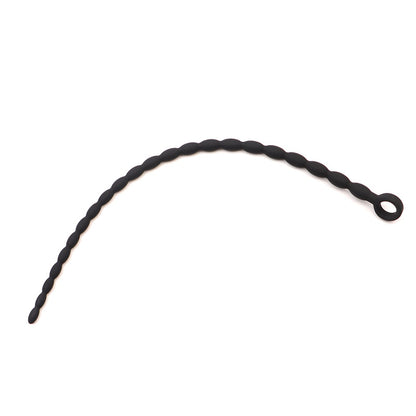 Extra Long Beaded Silicone Urethral Sounds - 40cm - image 3