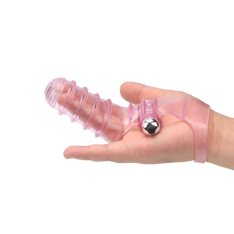 Finger Sleeve Vibrator Clit Stimulate - Pink - image 6