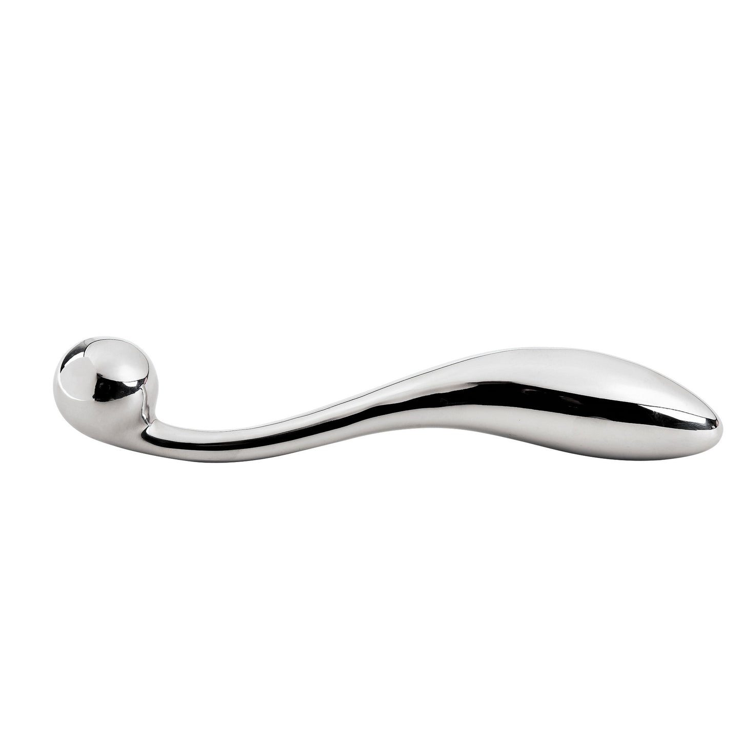 Mirror-Polished Stainless Steel Pull-Ring Anal Dilator Plug - image 4