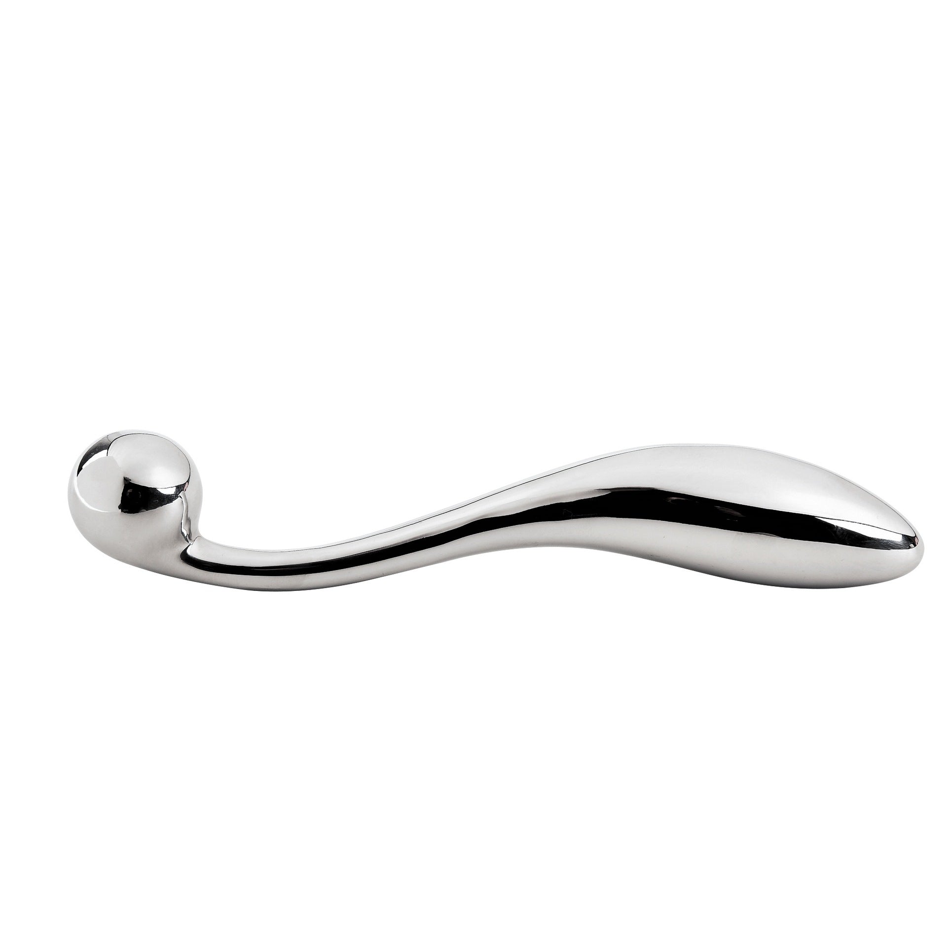 Mirror-Polished Stainless Steel Pull-Ring Anal Dilator Plug - image 4