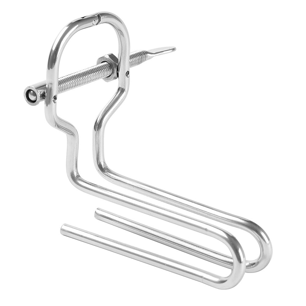 BDSM Anal & Vaginal Speculum / Spreader - Silver - image 0