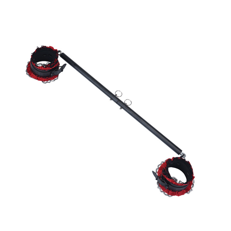 BDSM Bondage Kit Leg Spreader Bar - Black - image 1