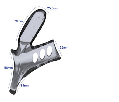 Vibrating Penis Sleeve Erection Ring with Bumps  - Hollow - image 8