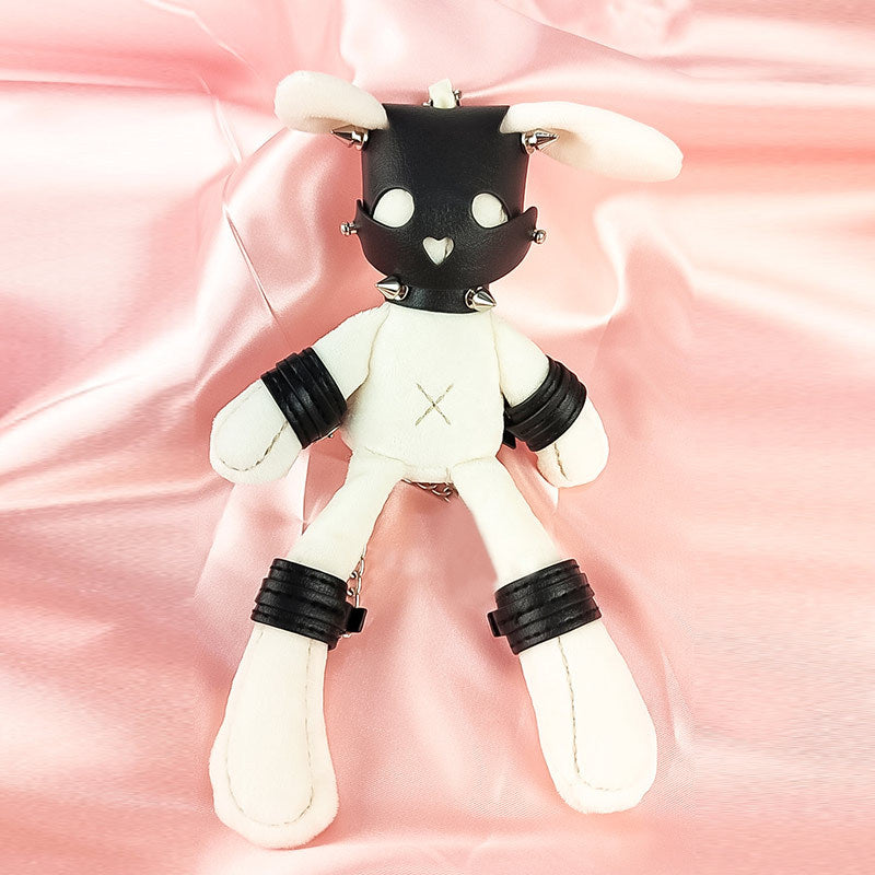 BDSM Bunny Plush Keychain - image 10