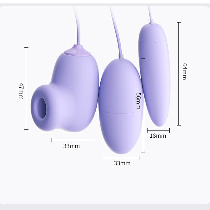 Rechargeable Dual Vibrator Clit Sucking Toy - image 6
