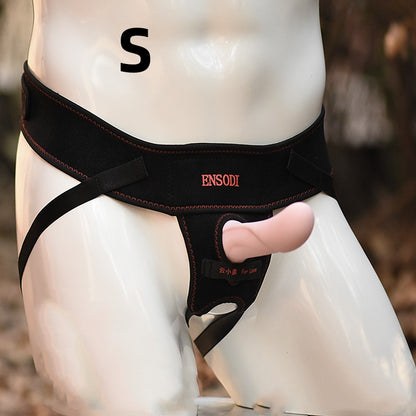 Lesbian Strap-On Harness with Color Options – Perfect Fit & Control - Pink & White - S - image 8