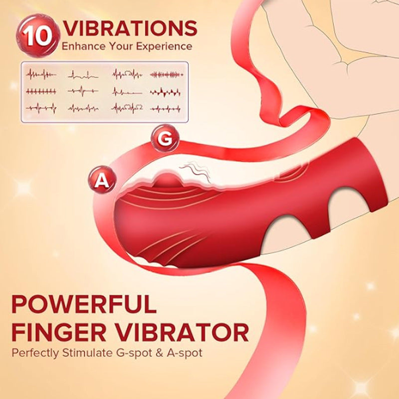 Finger Vibrator Clitoral G-Spot Nipple Vibrators - image 2