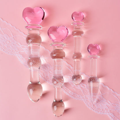 Crystal Glass Pleasure Wand Dildo Anal Plugs - image 5