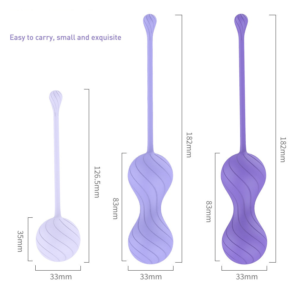Purple Kegel Balls Set - image 1
